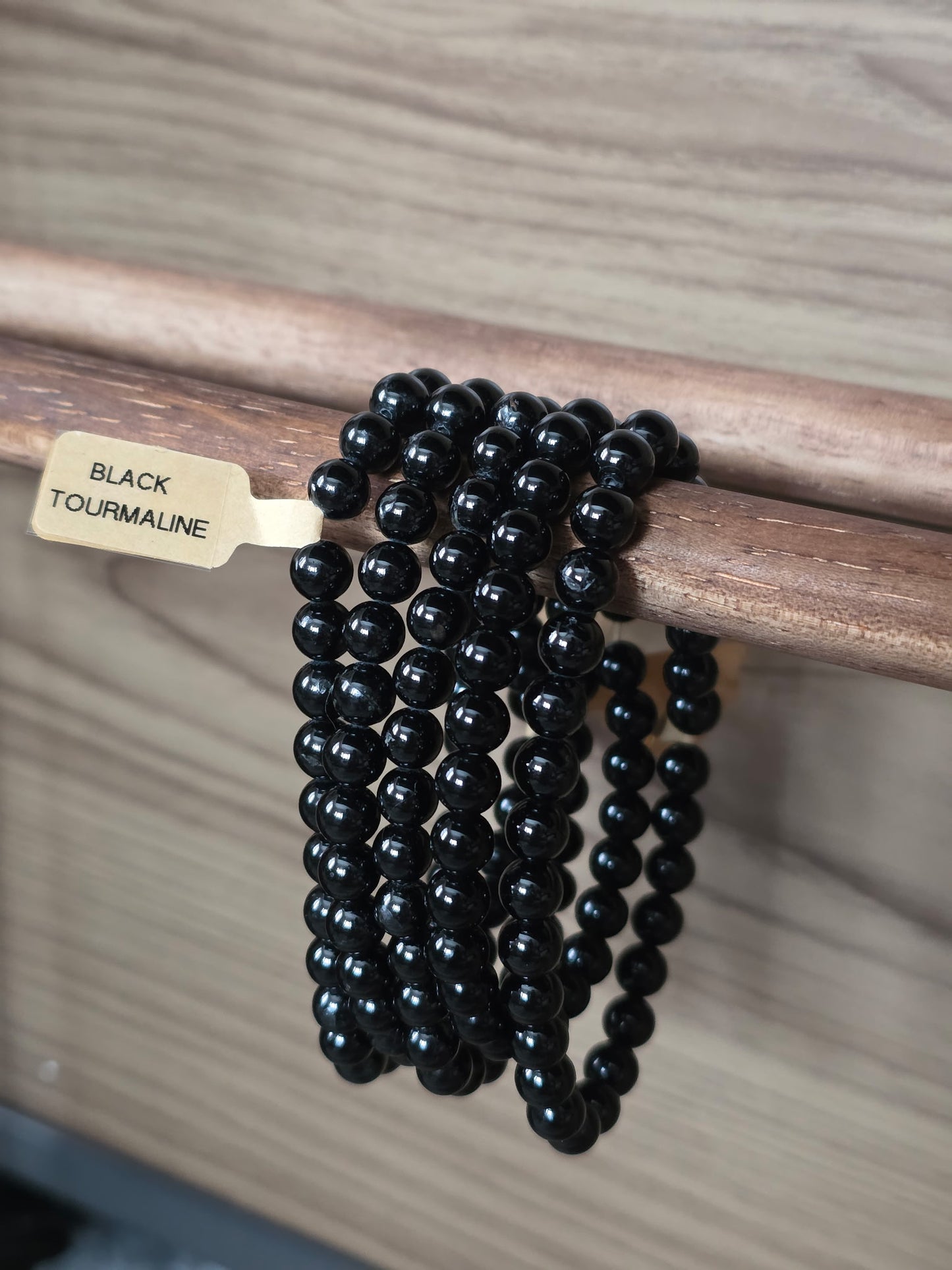 Black Tourmaline Bracelet - 6mm