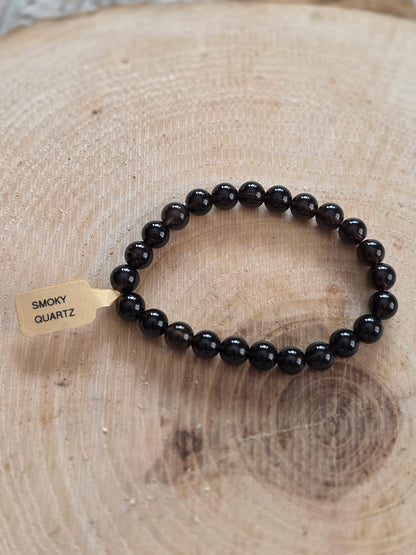 Smoky Quartz Bracelet - 8mm