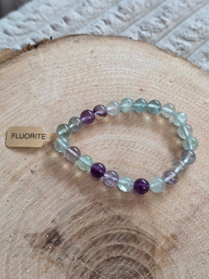 Fluorite Bracelet - 8mm