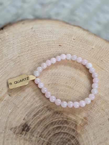 Rose Quartz Bracelet - 6mm