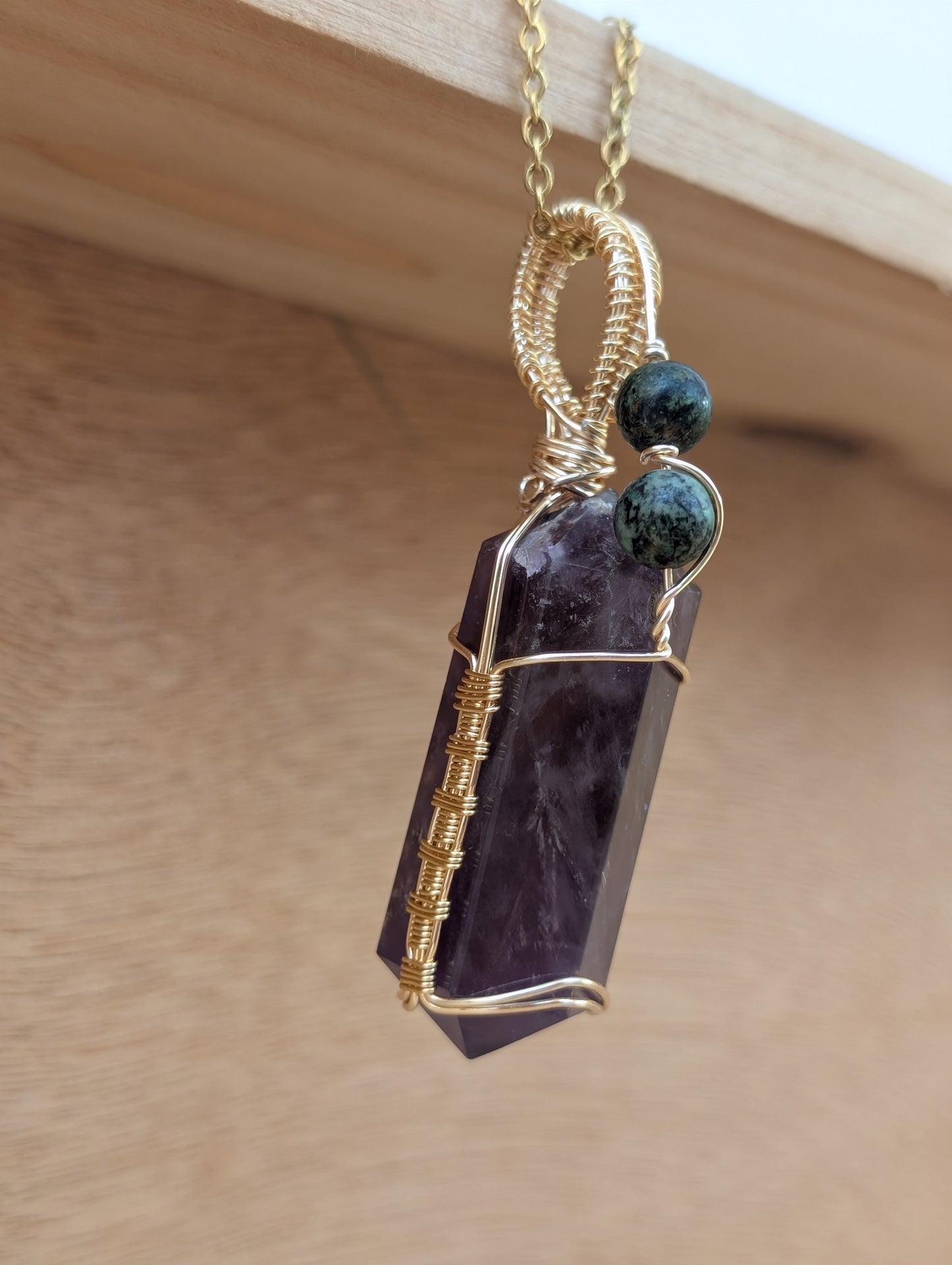 Kenzie - Amethyst + African Turquoise