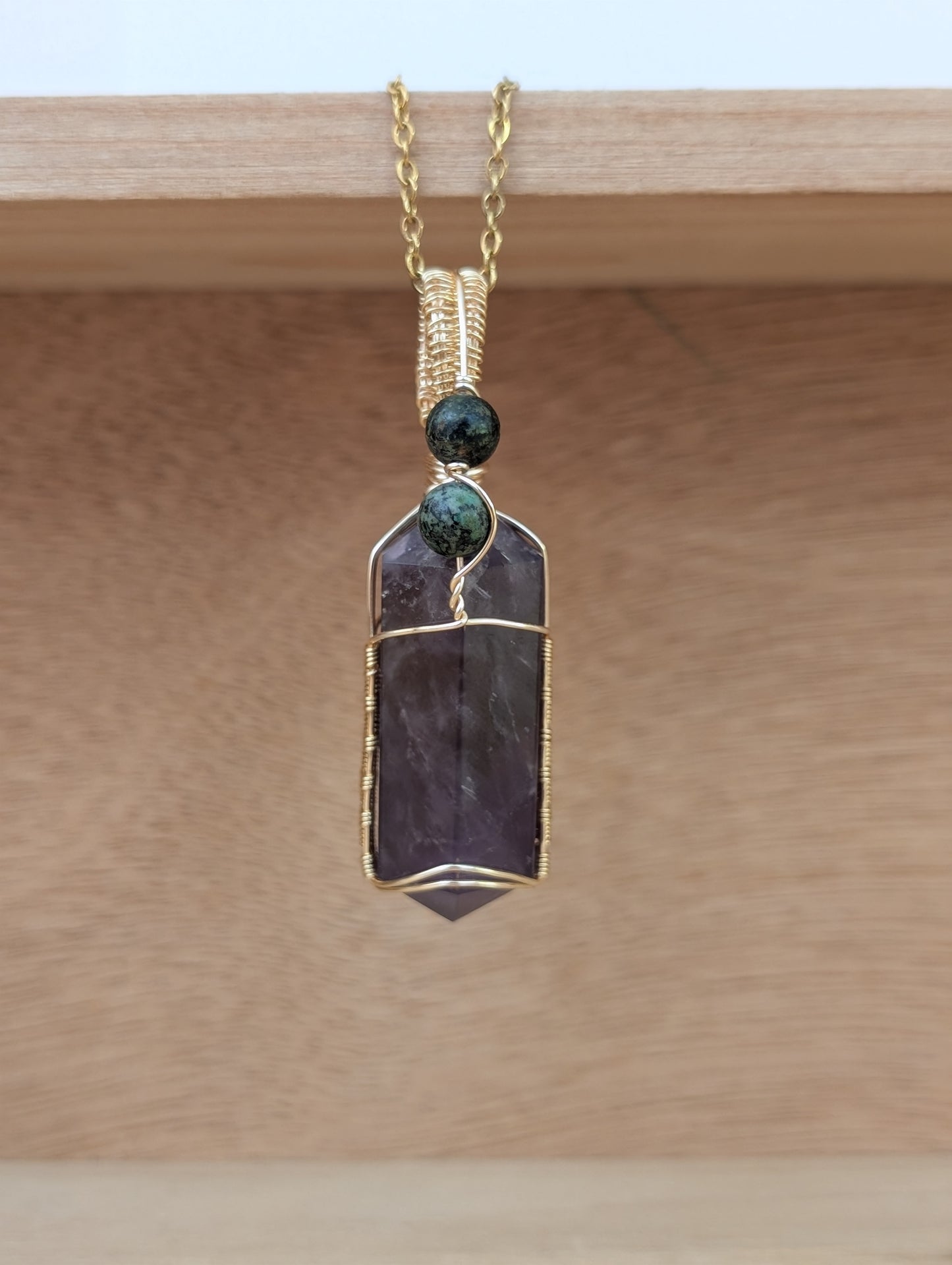 Kenzie - Amethyst + African Turquoise